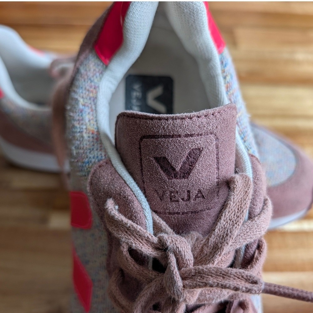 VEJA SDU Rec Flannel Sneakers Cloudy Rose-Fluo Colorway Pink Women Shes Size 8 - Picture 11 of 13